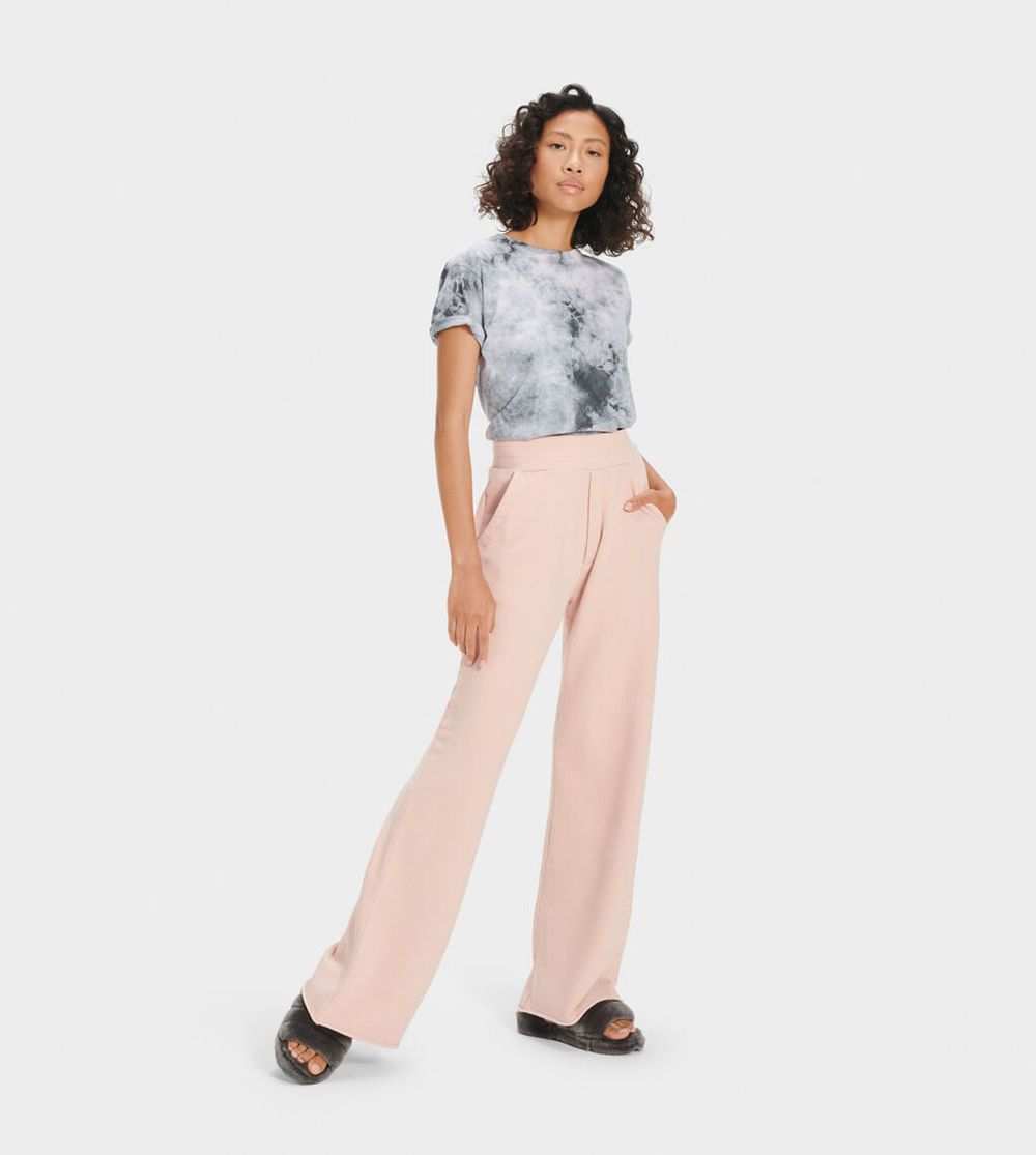 Ugg Gabi Wide Legged - Womens Pants - Rose - NZ (8902AWTJU)